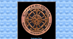 Desktop Screenshot of copper-by-design.com